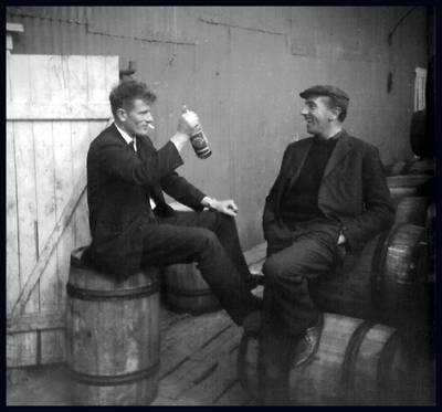 Félagarnir Barði Steinþórs og Óli Láru